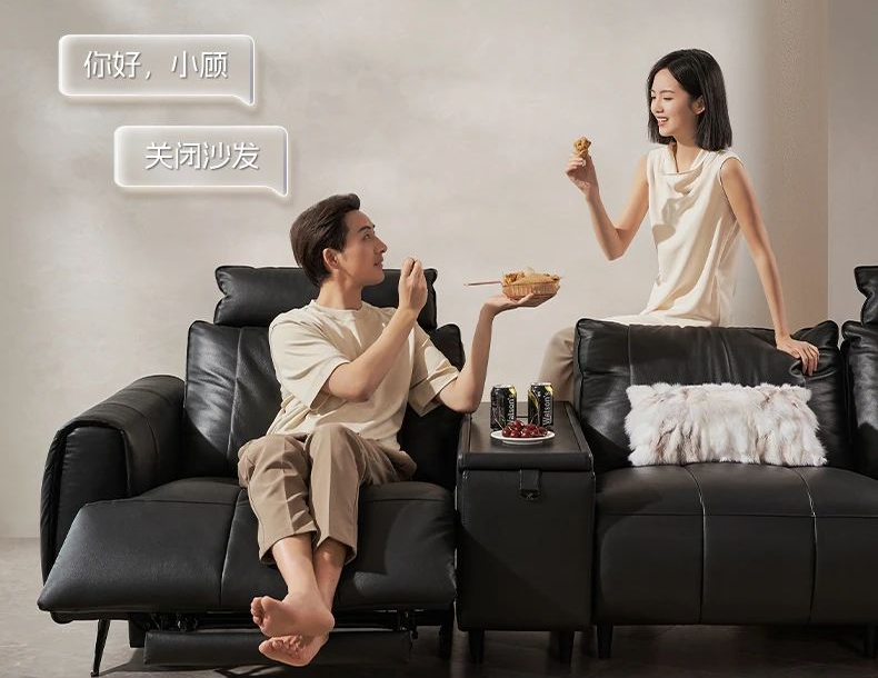家家居语音智能沙发引领未来家居潮流ag真人平台第一游戏科技感十足！顾(图2)